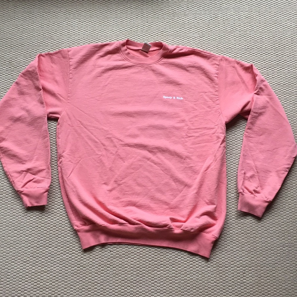 Sporty & Rich pink crewneck